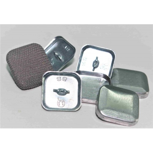 Заготовки для квадратных пуговиц D36. 26*26mm